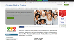 Desktop Screenshot of citywaymedicalpractice.co.uk